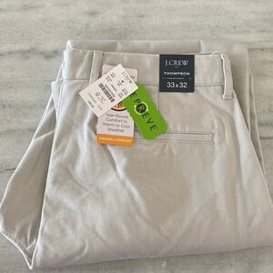 J Crew Thompson-fit TruTemp365® chino pant 33X32